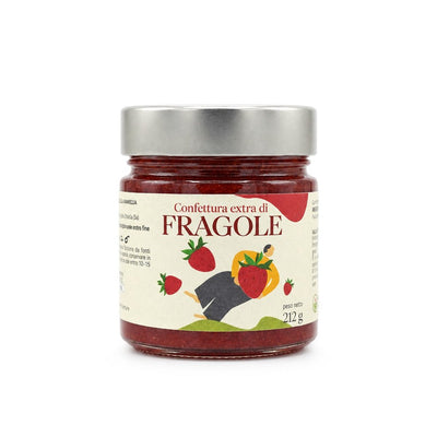 Confettura extra di fragole Minnelea, vasetto 212 g