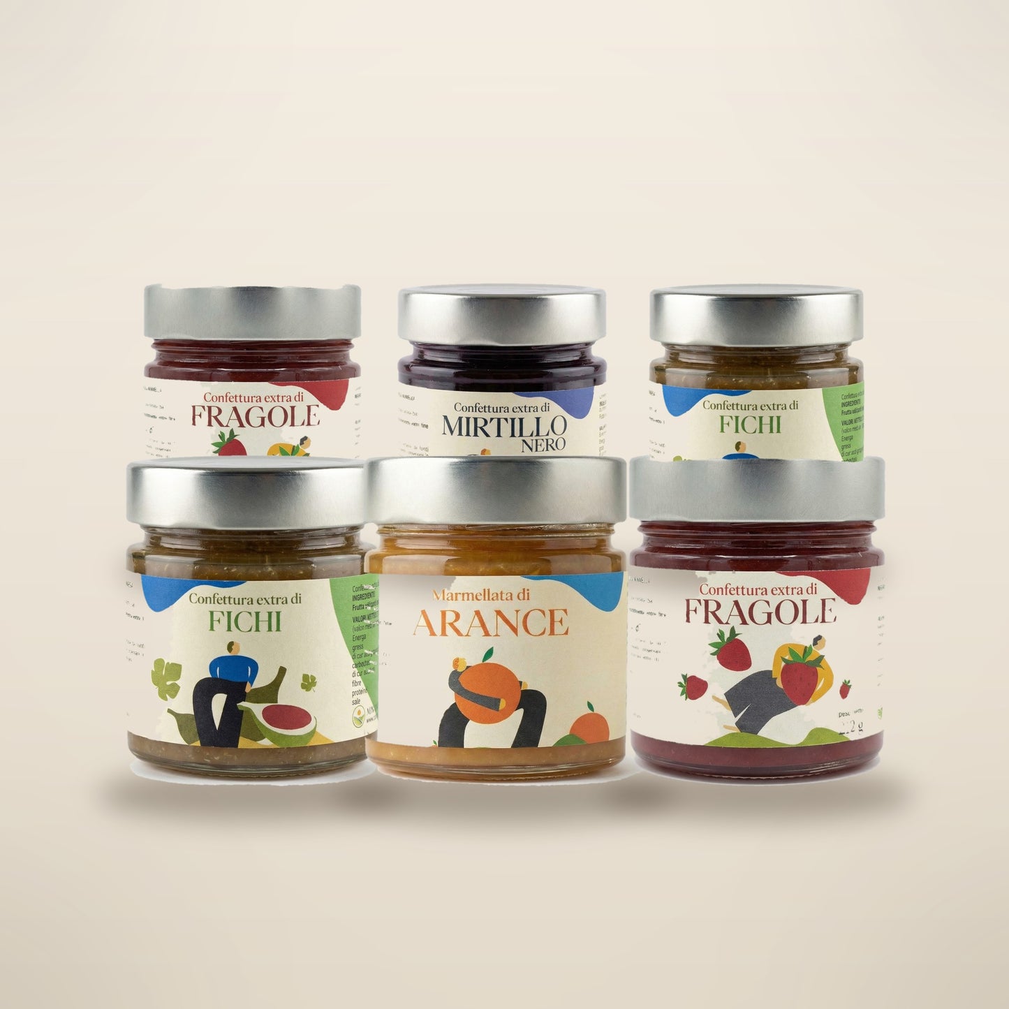Kit Dolce Risveglio del Cilento - 6 confetture e marmellate artigianali Minnelea