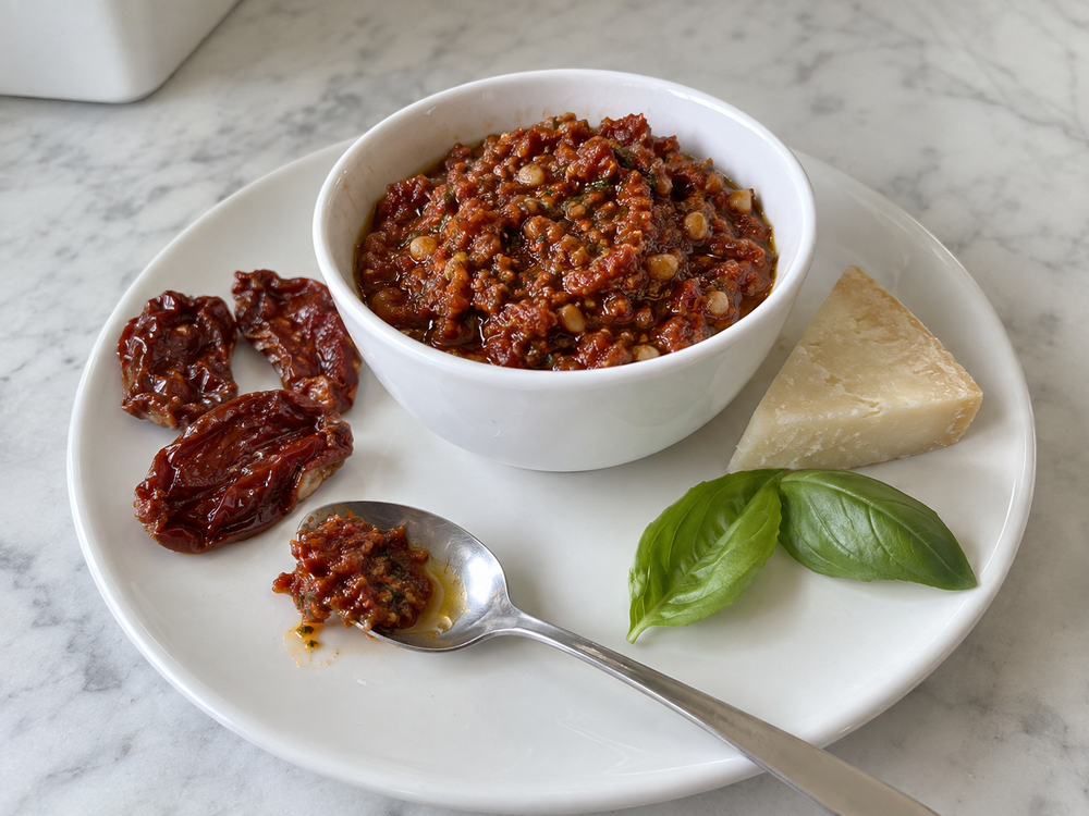 Pesto rouge aux tomates séchées