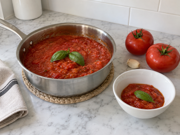 Homemade tomato sauce