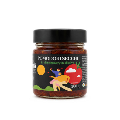 Pomodori secchi sott'olio extravergine di oliva Minnelea, vasetto