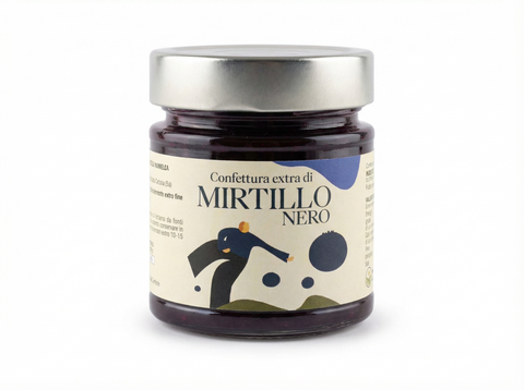 Confettura di mirtillo nero artigianale Minnelea