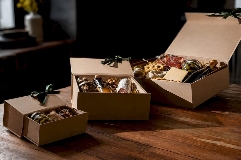 Drei italienische Gourmet-Geschenkboxen im Preisvergleich