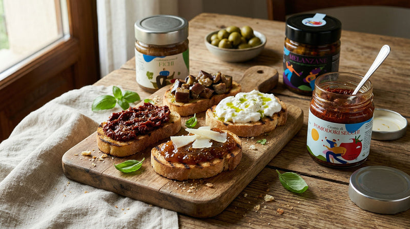 Bruschette con paté Minnelea