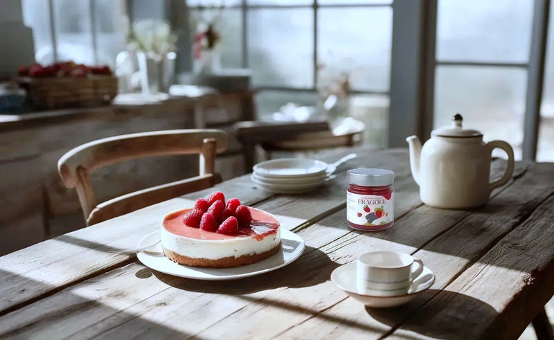 Cheesecake con confettura Minnelea