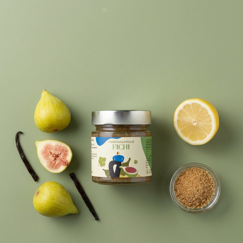 Extra jam van witte Dottato-vijgen van Minnelea — bereiding