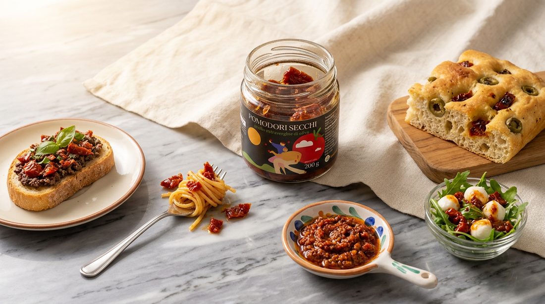 Cinque modi di usare i pomodori secchi sott'olio Minnelea