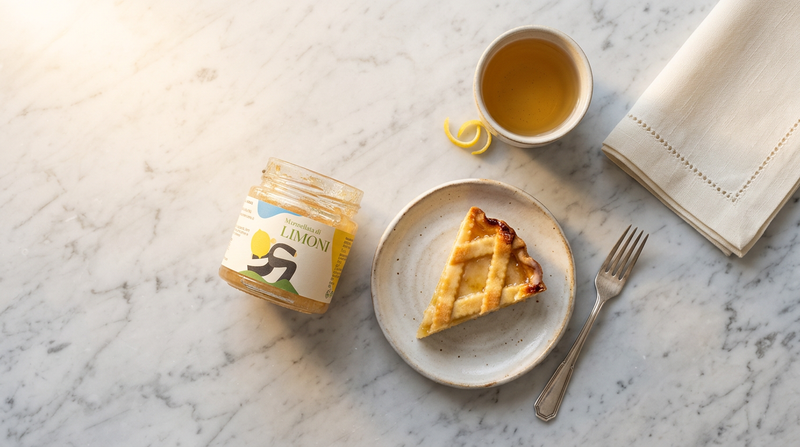 Marmellata di limoni Minnelea con crostata
