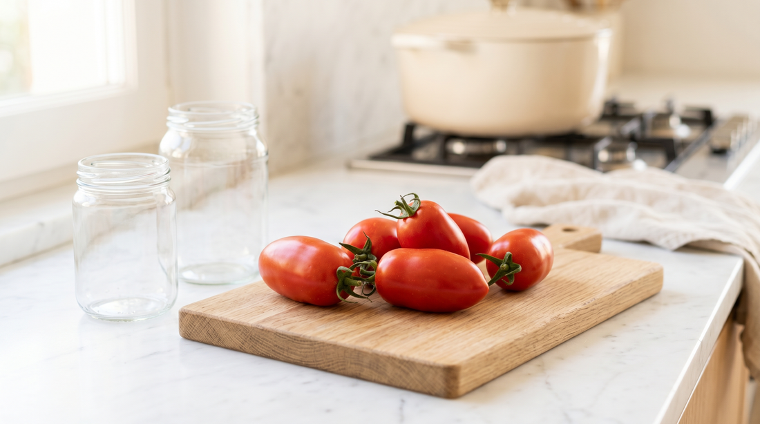 Tomaten einkochen: Methoden, Aufwand — und wann sich das Glas lohnt