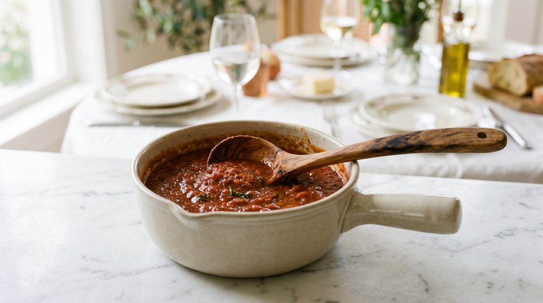 Tomatensugo: was 'Sugo' wirklich bedeutet — und wie man ihn richtig macht