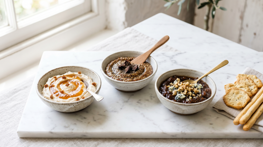 Feigen-Dip: 5 Rezepte mit Feigenkonfitüre — von Käseplatte bis Grillabend