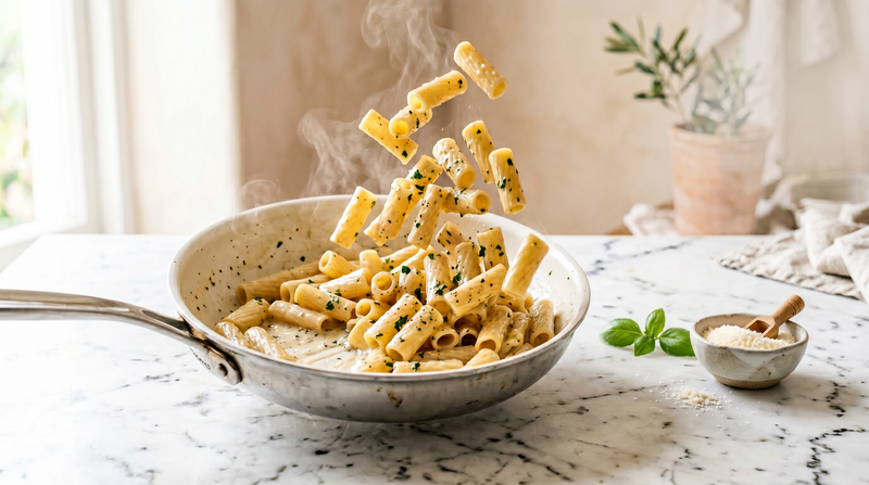 Cremige Pasta ohne Sahne: die 5 italienischen Techniken