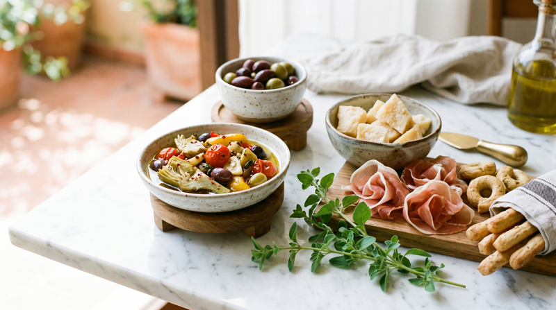 Antipasti-Platte anrichten: die 7 Styling-Regeln der italienischen Gastgeber