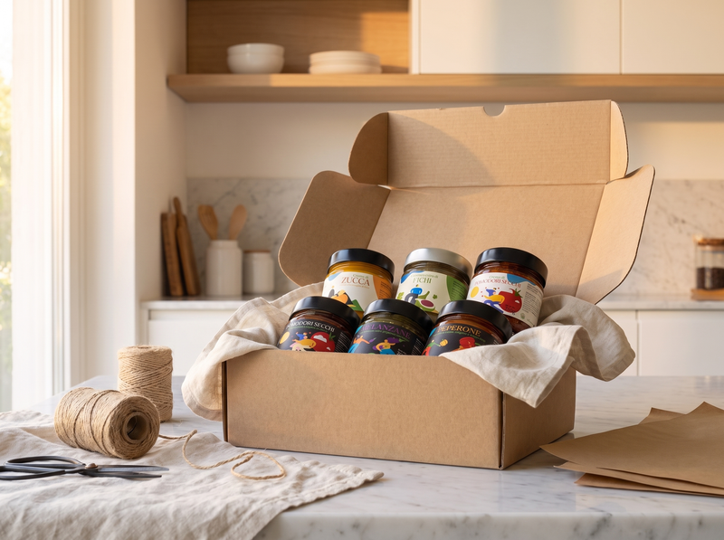 Geschenkkorb mit Minnelea Gläsern selber zusammenstellen