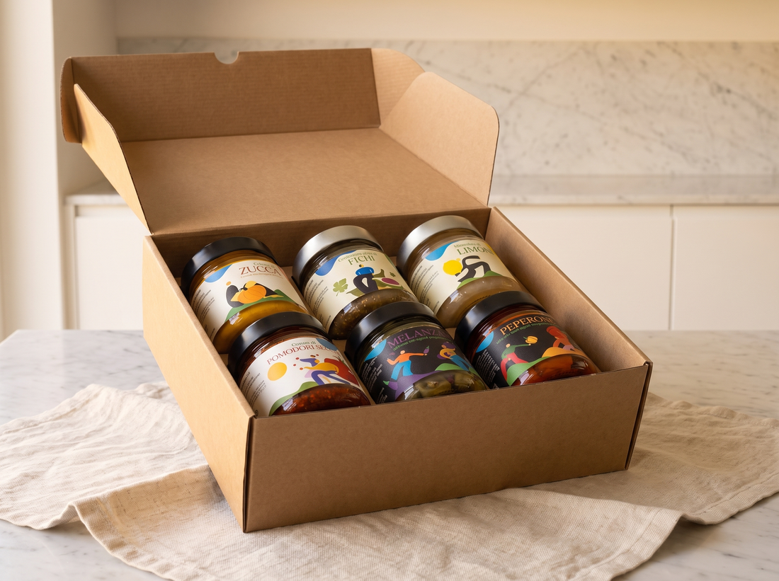 Italienischer Geschenkkorb mit Minnelea Spezialitäten