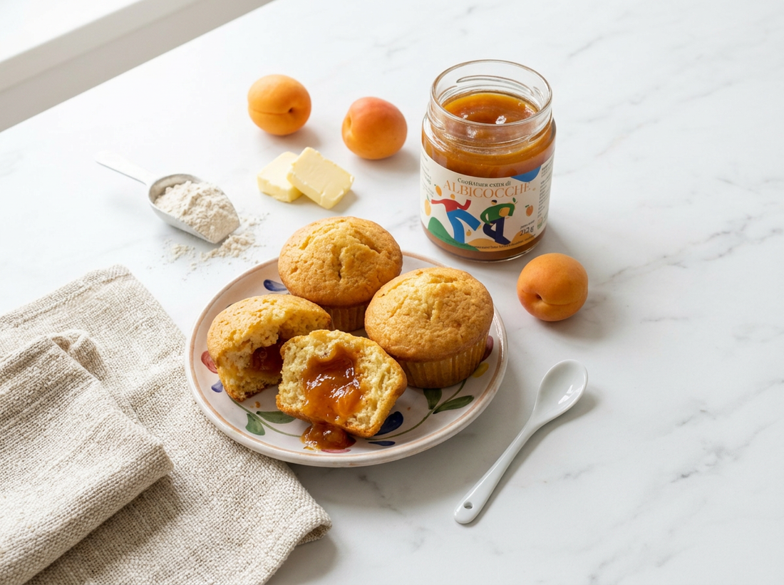 Muffins mit Marmeladenkern — Minnelea