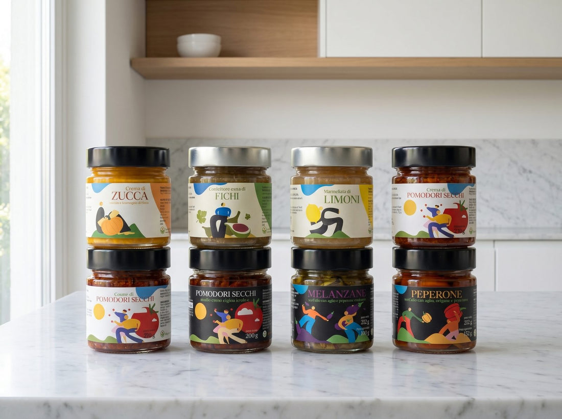 Italienische Feinkost-Geschenksets als Firmengeschenk von Minnelea