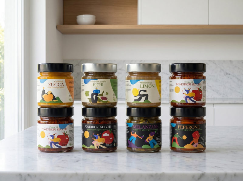 Italienische Feinkost-Geschenksets als Firmengeschenk von Minnelea