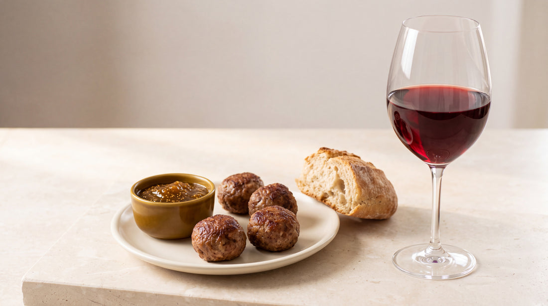 Nero d’Avola: abbinamenti con polpette, formaggi e fichi con confettura di fichi Minnelea