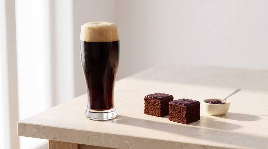 Porter: piccoli assaggi al cacao con frutti di bosco con confettura di frutti di bosco Minnelea