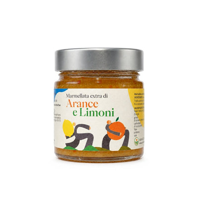 Marmellata extra di arance e limoni Minnelea, vasetto 212 g
