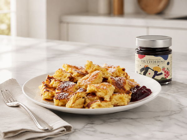 Kaiserschmarrn mit Waldfruchtkonfitüre