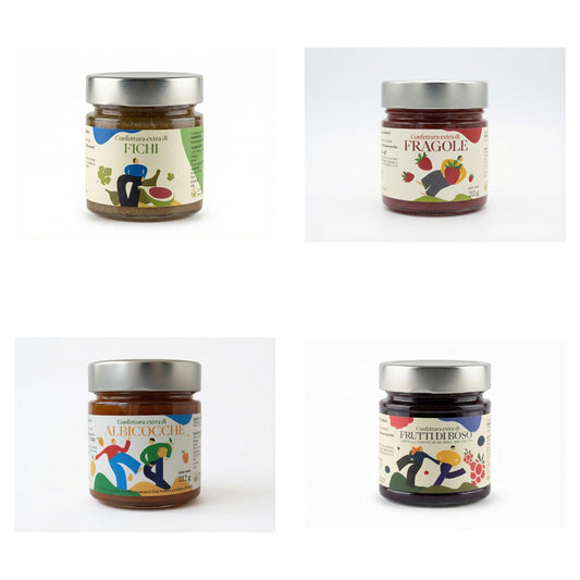 Kit Crostate & Dolci - 4 Confetture da Forno