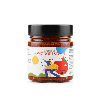 Paté di pomodori secchi con olio extravergine di oliva Minnelea, vasetto