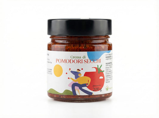 Paté di pomodori secchi con olio EVO Minnelea in vasetto