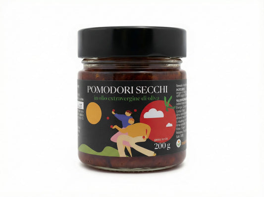 Pomodori secchi sott'olio EVO artigianali Minnelea in vasetto
