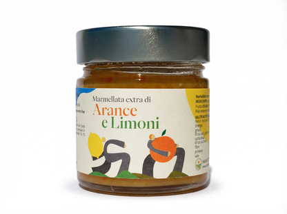 Marmellata extra di arance e limoni artigianale Minnelea