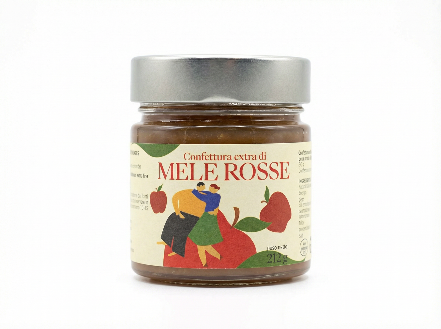 Confettura Extra di Mele Rosse Artigianale - Senza Conservanti