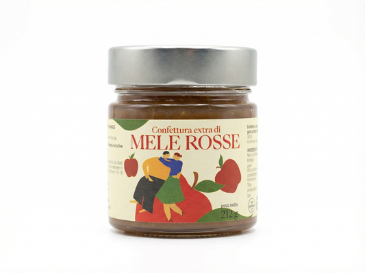 Confettura Extra di Mele Rosse Artigianale - Senza Conservanti