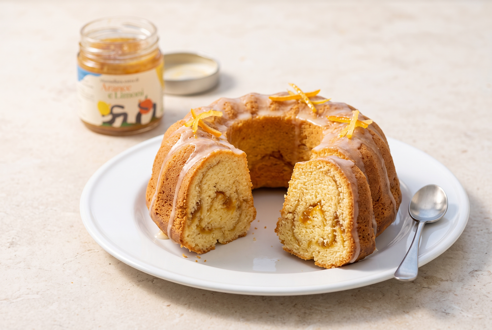 Ciambella soffice all'olio EVO con arance e limoni