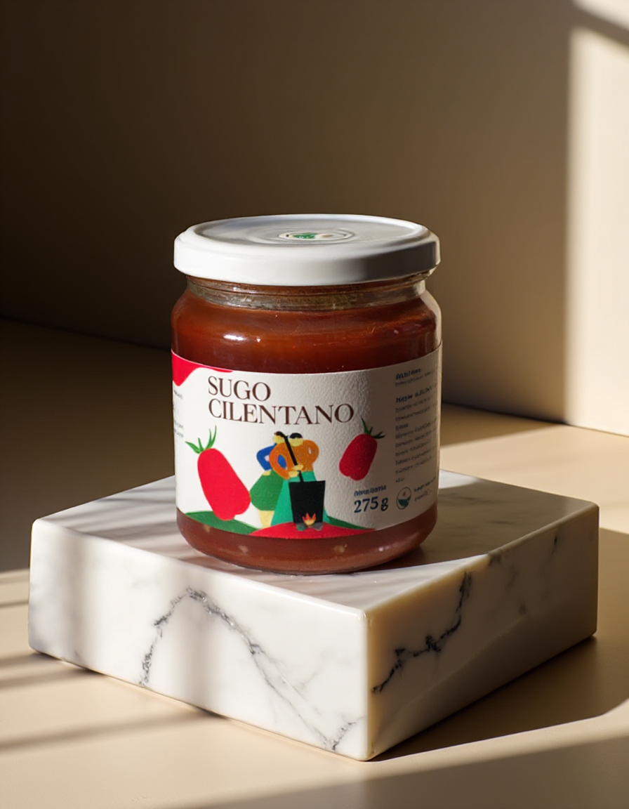 Sugo cilentano artigianale Minnelea su pasta