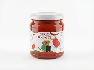 Sugo piccante con peperoncino e olio EVO Minnelea in vasetto