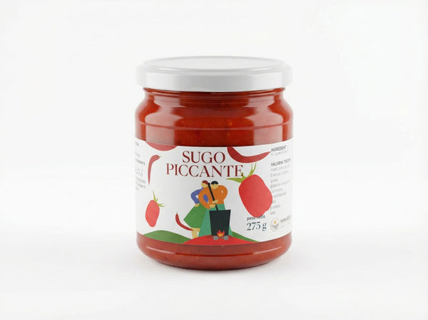 Sugo all'Arrabbiata Artigianale - Piccante, con Peperoncino e Olio EVO