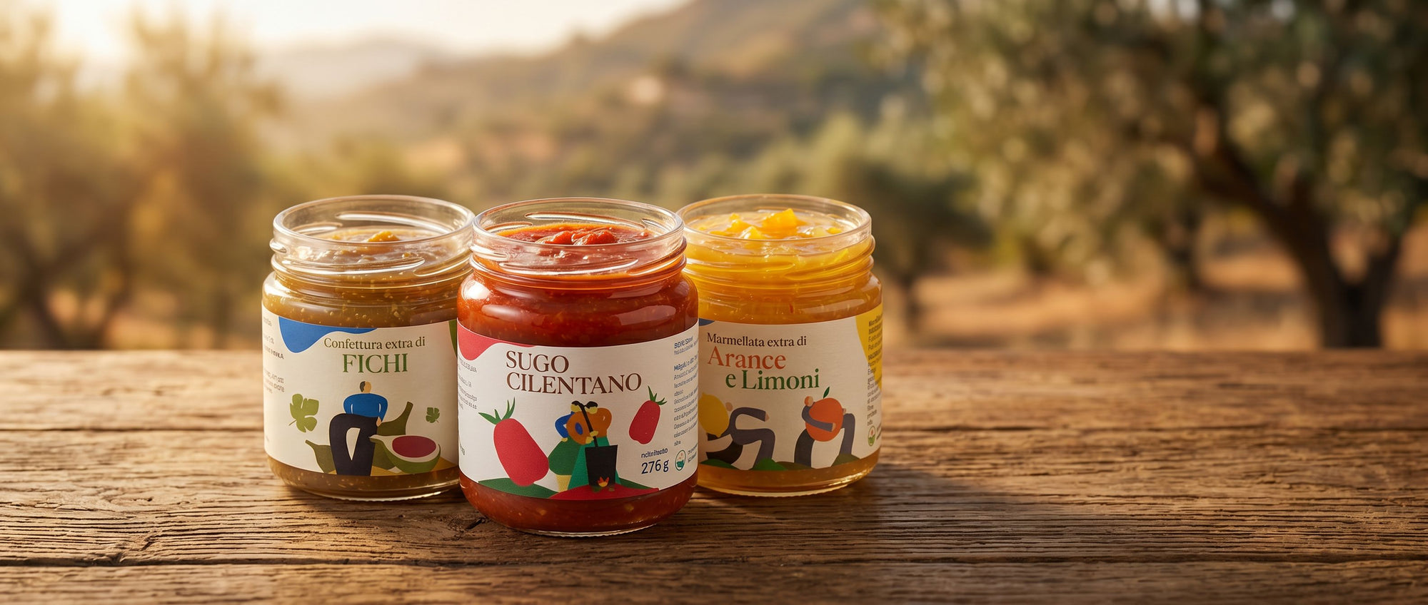 Componi la tua box dal Cilento — Confetture, sughi e marmellate artigianali Minnelea